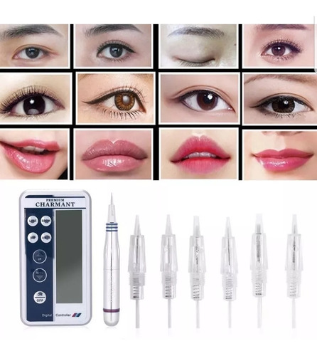 Dermografo Charmant + 6 Agujas Maquillaje Permanente Makeup