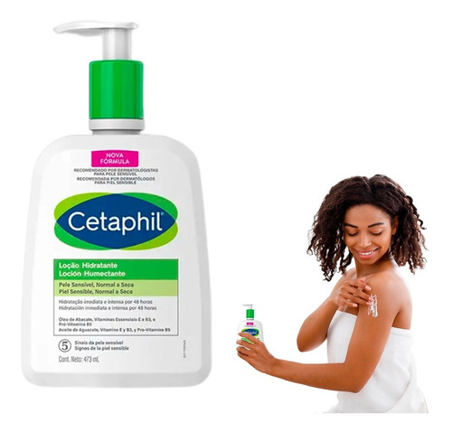 Cetaphil Loção Hidratante Pele Normal A Seca 473g