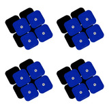 32 Electrodos Parches Pads 5x5 Snap Compatibles Con Compex