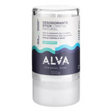 Desodorante Alva Stick Cristal Natural Sem Aluminio Sem Perfume 120g