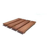 Baldosa Deck De Madera Maciza Eucalipto 38x38 Para Exterior