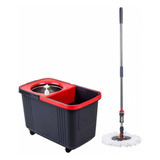 Balde Mop  Spin  Espremedor Inox Pro Bettanin Com 2 Refil