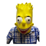 Mascara De Bart Simpson Color Amarillo