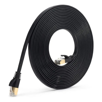 Cable Red Plano Categoria 7 Cat7 Rj45 Utp Ethernet 20 Metros | MercadoLibre