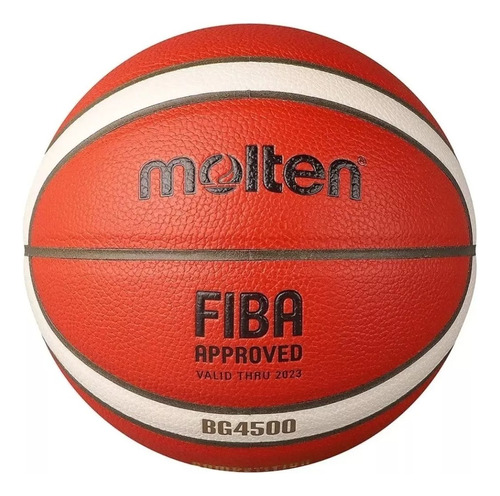 Pelota Basquet Profesional Molten Oficial Cuero Bg4500 N°7