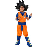 Disfraz De Cosplay De Son Goku Para Niños De Anime Japonés