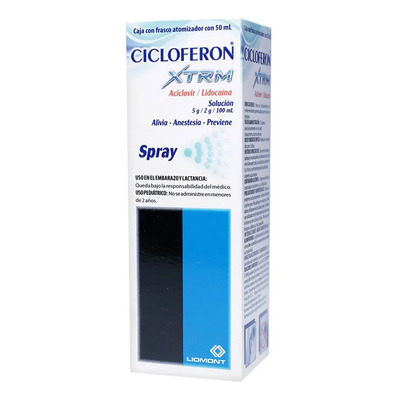 Cicloferon Xtrm Solución 5 G\u002F2 G\u002F100 Ml, 1 Frasco Atomizador 50 Ml | Envío gratis