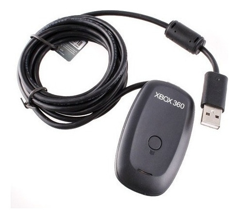 Receptor Preto Para P/controle Wireless Xbox 360 Original