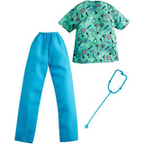 Ropa Para Barbie/ Ken Profesional Medico