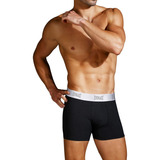 Boxer Ajustado Largo Gris 6 Pzs - Everlast Underwear