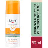 Eucerin Sun Gel Crema Toque Seco Tono Claro Spf50+ De 50ml