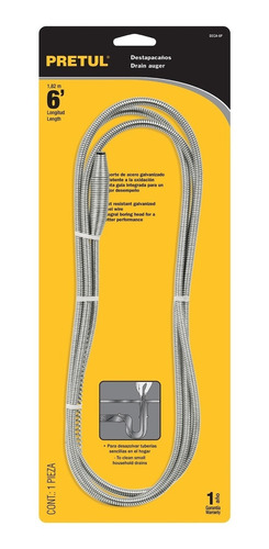 Destapa Caños Sonda Destapacaños 1,8mtrs Pretul