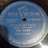 Pasta Tito Gobbi Baritono Con Orquesta Rca Victor C360