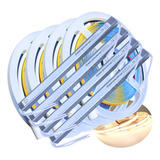 04 Rolos 5mt Fita Led Cob Morno 4000k + 04 Fonte 60w Slim