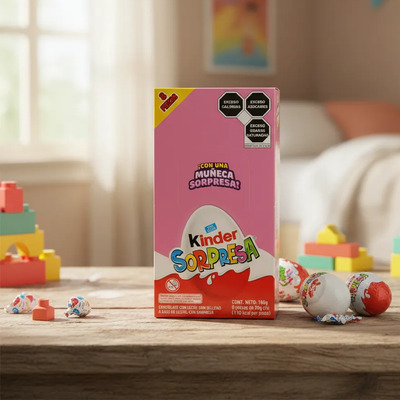 Kinder Sorpresa Huevito Chocolate Muñeca 8pz | MercadoLibre