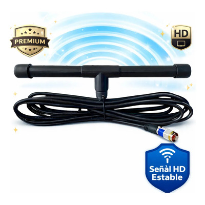 Antena para TV Digital Abierta HD con Cable de 3 Metros – Señal Estable y Fácil Instalación | MercadoLibre