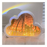 Luz Noturna Com Espelho De Tulipa Cloud Para Quarto- C