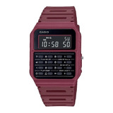 Relogio Casio Masculino Calculadora Ca-53wf 4bdf Vermelho