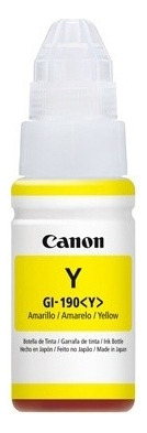 Botella De Tinta Canon  70ml Gi-190y Amarilla