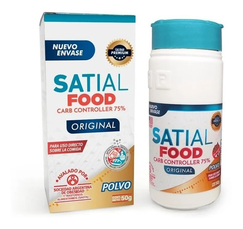 Suplemento En Polvo Framingham Pharma Satial Food Dietario En Caja De 50ml