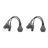 2 Conectores Canbus De Diagnóstico Obd Para Yamaha De 3 Pine