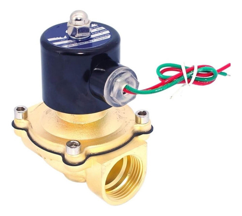 Electroválvula Válvula Solenoide Agua 220vac 1  Metálica Nc