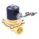 Electroválvula Válvula Solenoide Agua 220vac 1  Metálica Nc