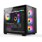 Gabinete Gamer Hyrax Tower Hgb720 Preto Atx Vidro Temperado