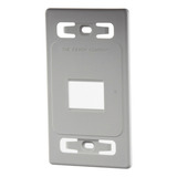 Placa De Pared Modular Max, De 2 Salidas, Color Blanco