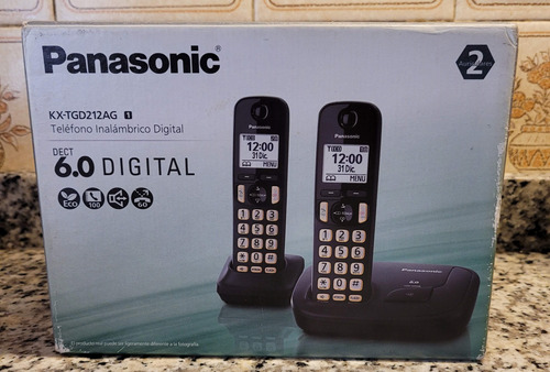 Teléfono Inalámbrico Panasonic Kx-tgd212 Duo - Negro