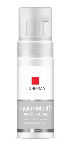 Hyaluronic 4d Cleansing Foam Espuma Limpieza Facial Lidherma