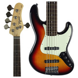 Contra Baixo Jazz Bass 5c Tagima Tjb535 Brasil Cor Sunburst (sb - Df/mg) Orientação Da Mão Destro Quantidade De Cordas 5