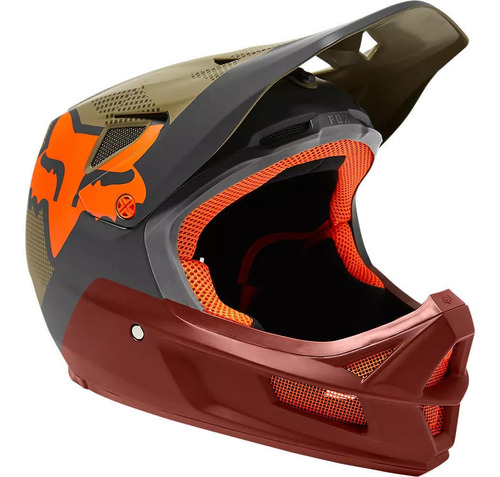 Casco Bicicleta Rampage Comp Camo Fox