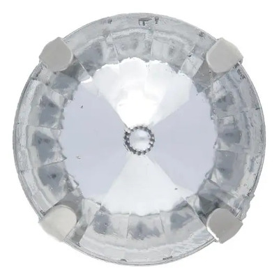 Piedra Coser Niquel/transparente Acrilico Redonda 16mm 100pz Níquel,transparente 16 Mm