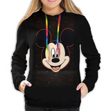 Mickey Mouse Minnie 3d Print Mujeres Sudadera Con Capucha 3