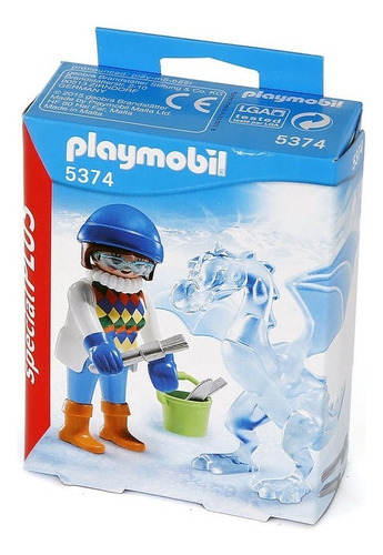 Playmobil Special Plus 5374 Escultora De Hielo - Intek Color Multicolor