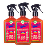 3x Leave-in Lola Cosmetics Rapunzel Milk Spray Vegano 250ml