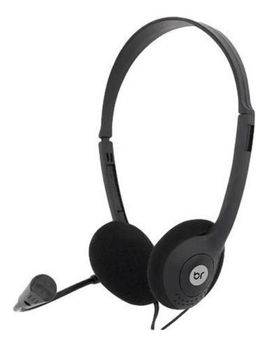 Fone De Ouvido Headset Para Pc Home Office Skype - Preto