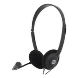 Fone De Ouvido Headset Para Pc Home Office Skype - Preto