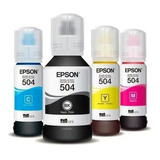 Kit 4 Tintas Originales Epson T504 Para L4150 L4160 L6171