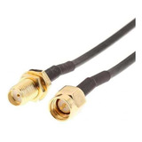 2xantenna Connector Rp-sma Extension Cable Para Wlan Wifi