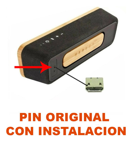 Pin De Carga Micro Usb Marley Get Together Mini C/instalacio