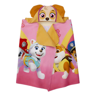 Toalla De Baño Paw Patrol Skye Con Gorro Para Niñas *sk Color Rosa Lisa | Meses sin interés