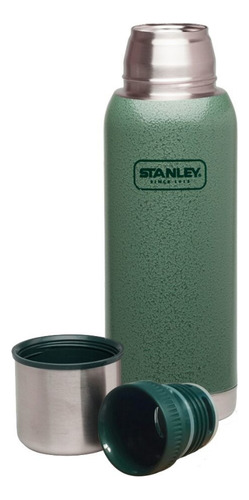 Termo Stanley Adventure 1 Lt Ed Limitada Verde Tapón Cebador