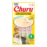 Churu Snack Para Gato Chicken With Cheese 56g