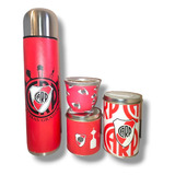 Set Matero De River Termo De 1lt Mate Azucarera Y Yerbera