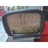 Rádio Antigo Valvulado Caixa De Madeira Marca Semp Ano 1950 