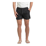 Short Malla Traje De Baño Liso Bolsillo Hombre Mistral 67007