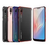 Estuche Protector Tpu Borde Color Silicona Huawei P20 Lite