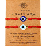 Pulseras De Mal De Ojo Para Mujer, Pulsera De Hilo Rojo Para